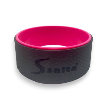 Jóga kerék sima felülettel, Salta - Fekete-Rózsaszín