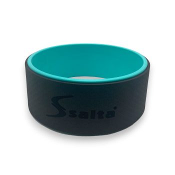 Jóga kerék sima felülettel, Salta - Fekete-Türkiz