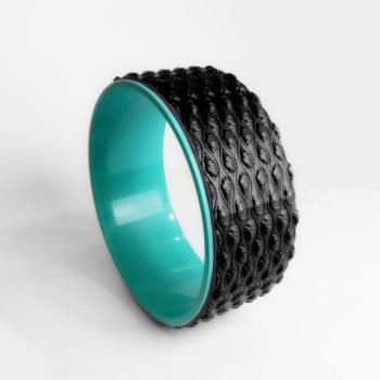 Jóga kerék hullámos felülettel, Salta - Fekete-Türkiz