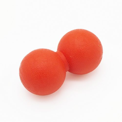 Dupla masszázs labda, sima felületű, Salta - Narancssárga
