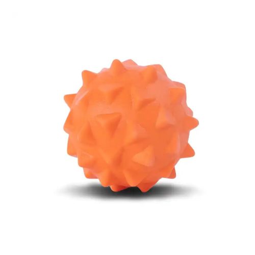 Masszázs labda, tüskés felületű, 6 cm, TPE, Salta - Narancs