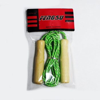 Ugrálókötél, fonatolt, 200 cm, Salta - Zöld