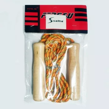 Ugrálókötél, fonatolt, 250 cm, Salta - Sárga