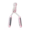 Ugrálókötél, fonatolt, szivacs markolattal, 300 cm, 8 mm, Salta - Pink