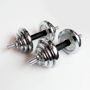 Súlyzókészlet, krómozott, Salta - 30 kg