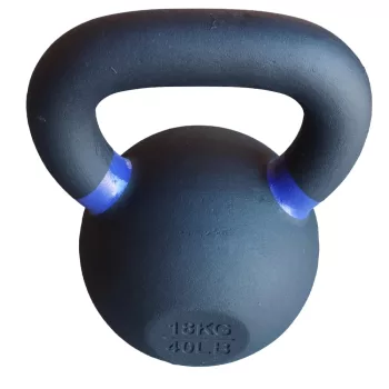 Kettlebell, porfestett öntöttvas, Salta - 18 kg