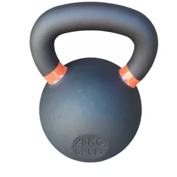 Kettlebell, porfestett öntöttvas, Salta - 28 kg