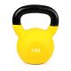 Vinyl bevonatú vas kettlebell, Salta - 4 kg