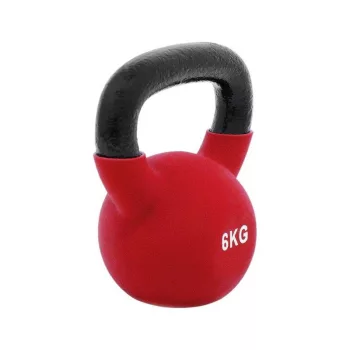 Vinyl bevonatú vas kettlebell, Salta - 6 kg
