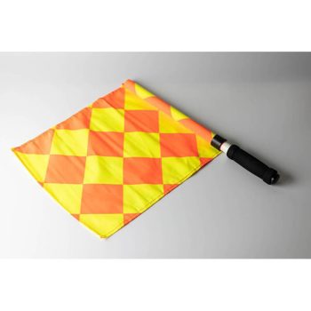   Partjelző zászló szett (2 db), műanyag nyéllel - pepita, Salta