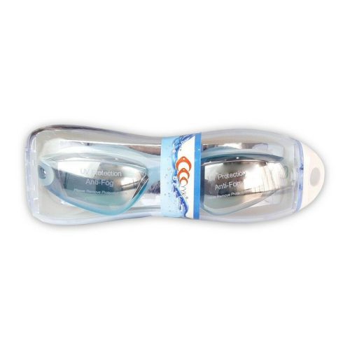 Úszószemüveg, UV védelemmel, YYK880 - Fehér, zöld lencsékkel