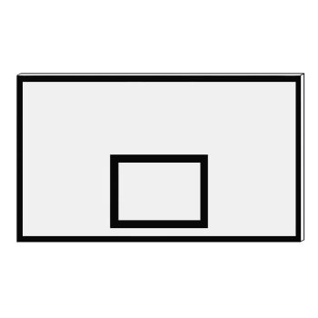 Kosárlabda palánk, 180x105 cm, PVC, Salta