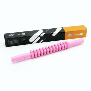   Masszírozó rúd, flexibilis, 45x4,6 cm, Salta - Rózsaszín