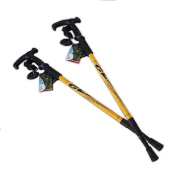   Túrabot, állítható hosszúsággal, alumínium, 134 cm, Salta - Sárga