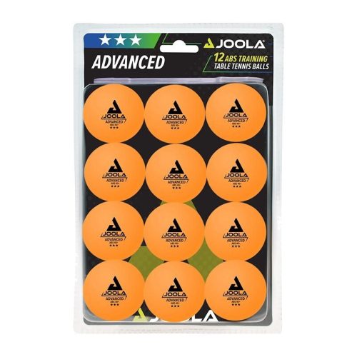Ping pong labda Advanced ABS 40+, 12 db-os, Joola - Narancssárga