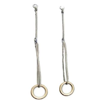 Gyűrűhinta, verseny, textilhevederrel, műanyagozott drótkötéllel, csapágyazott vállízület-védőv