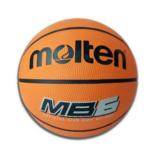 Kosárlabda, gumi, narancs színű, 6-os méret, Molten