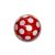 Gumilabda, pöttyös, 150mm, Plasto Ball