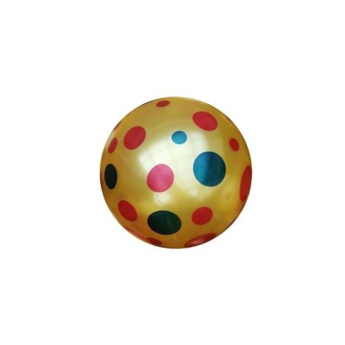 Gumilabda, színes pöttyökkel, 300mm, Plasto Ball