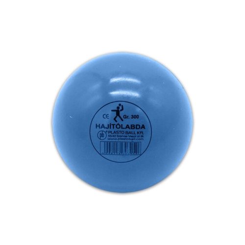 Hajító labda, PVC, 300g, 100mm, Plasto Ball