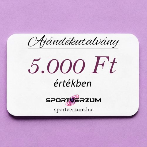Ajándékutalvány, 5000 Ft értékben