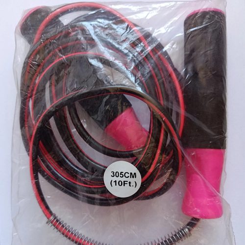 Ugrálókötél, 305 cm, PVC, csapágyazott - Fekete, Pink
