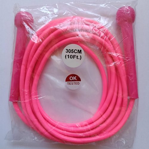 Ugrálókötél, 305 cm, PVC, gyorsasági - Pink