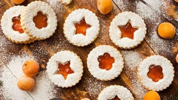 Karácsonyi tuti linzer recept, hízás-mentesen, cukor hozzáadása nélkül